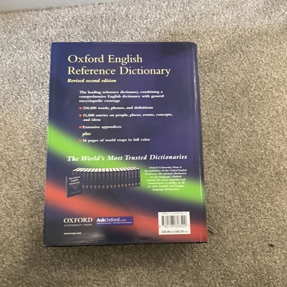 OXFORD english reference dictionary Revised Second Edition - Picture 2 of 2